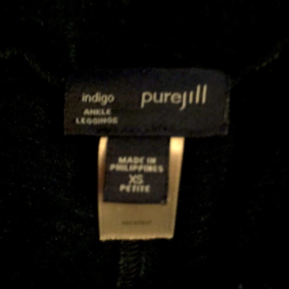 J JILL LADIES NAVY DENIM JEGGINGS -Size XSmall Petite - Picture 3 of 6